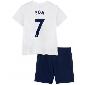 Jalkapallo Pelipaidat Tottenham Hotspur Son Heung-min 7 Lasten Kotipaita 2021-2022 Lyhythihainen